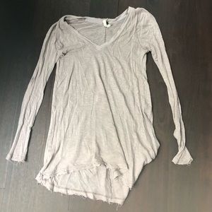 Distressed Free People long sleeve shirt